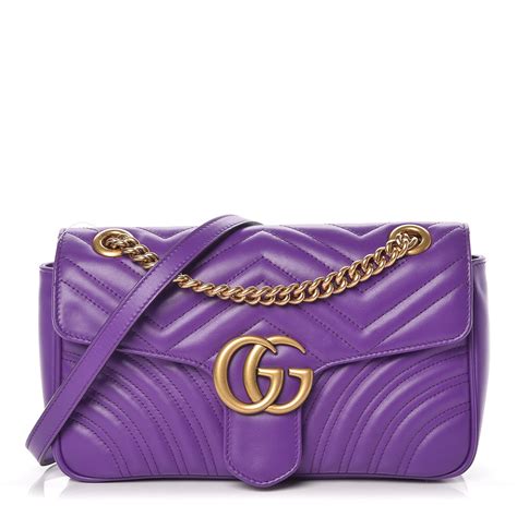 gucci purple marmont bag